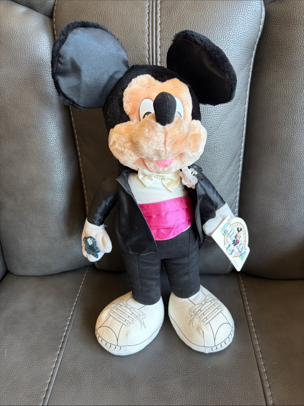 Vintage 1988 Walt Disney’s Mickey Mouse 60th Anniversary Plush NWT